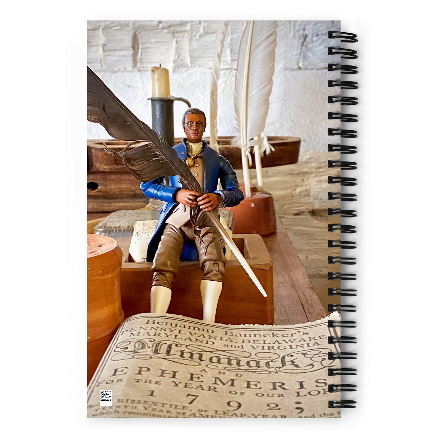 Benjamin Banneker Inspiration Spiral Notebook
